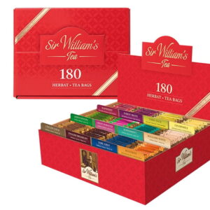 Sir William's 180 herbat w tekturowym pudełku prezent