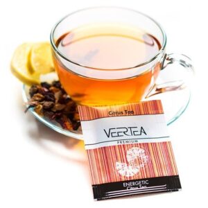 Herbata VEERTEA Energetic Citrus - owocowa w kopertach - 500 saszetek