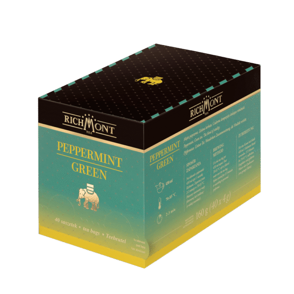 Herbata RICHMONT Tea Peppermint Green 40 saszetek