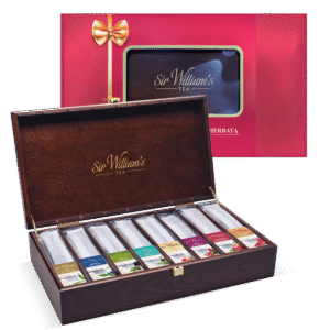 Sir William's Royal Taste zestaw 80 herbat w drewnianej skrzynce