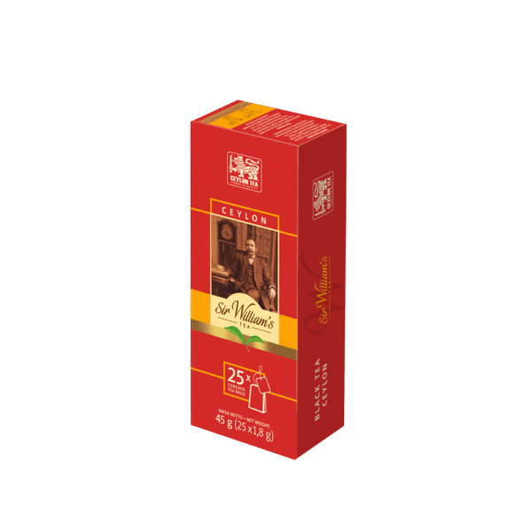 Herbata Sir William's London Tea Ceylon Black 25 Saszetek