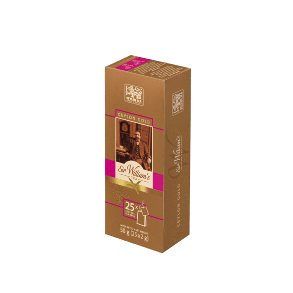 Herbata Sir William's Tea Ceylon Gold 25 saszetek
