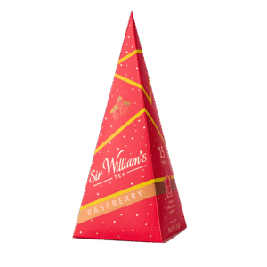 Herbata Sir William's Tea Raspberry 15 saszetek Piramida w oryginalnym kartoniku