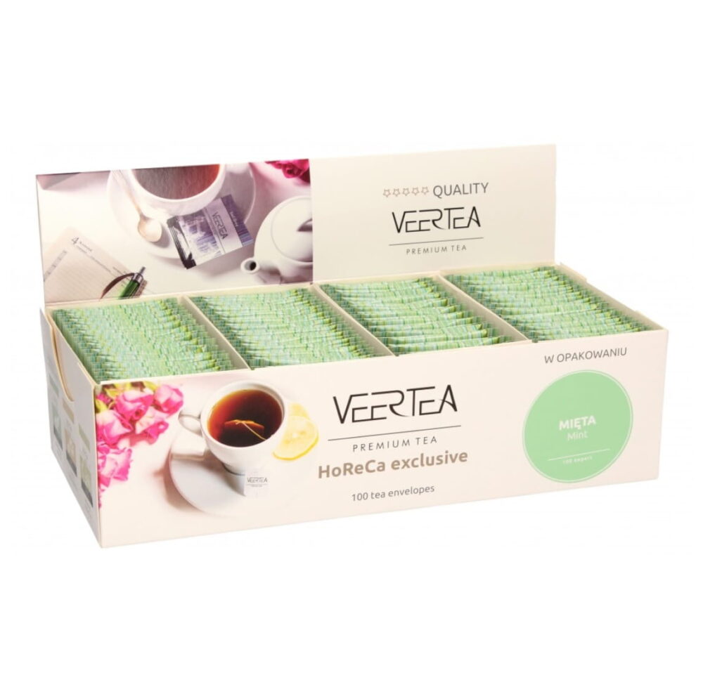 Veertea Harmonious Mint Tea, herbata miętowa w kopertach 100 szt.