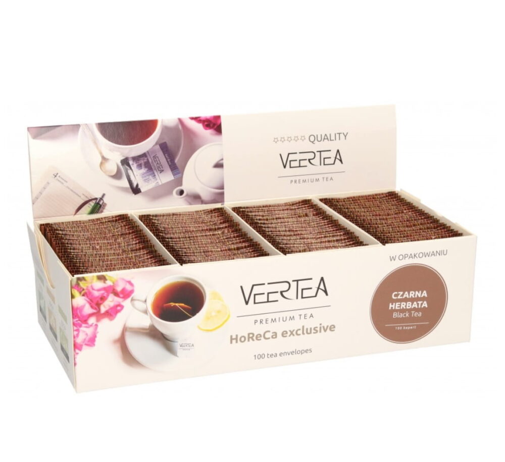 Veertea Luxurious Breakfast Black Tea, herbata czarna w kopertach 100 szt.