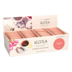 Veertea Energetic Citrus Tea, herbata owocowa w kopertach 100 szt.