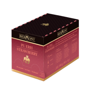 Herbata RICHMONT Pu-Erh Strawberry 40 saszetek