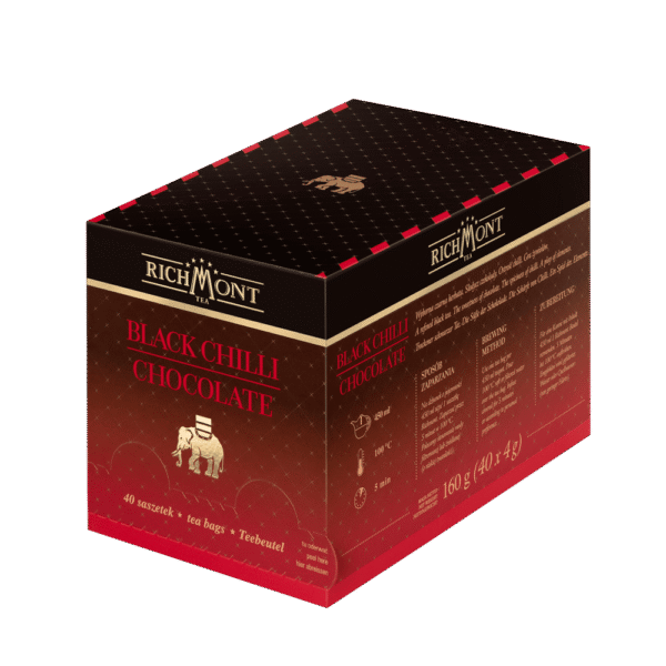 Herbata RICHMONT Black Chili Chocolate 40 saszetek