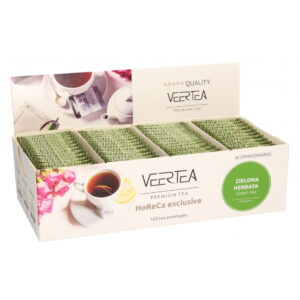 Veertea Passionate Green Tea, herbata zielona w kopertach 100 szt.