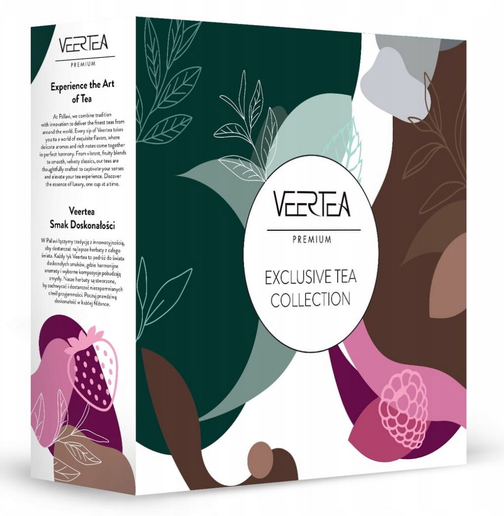 Veertea Premium zestaw prezentowy 200 herbat, 8 smaków, kolorowe opakowanie