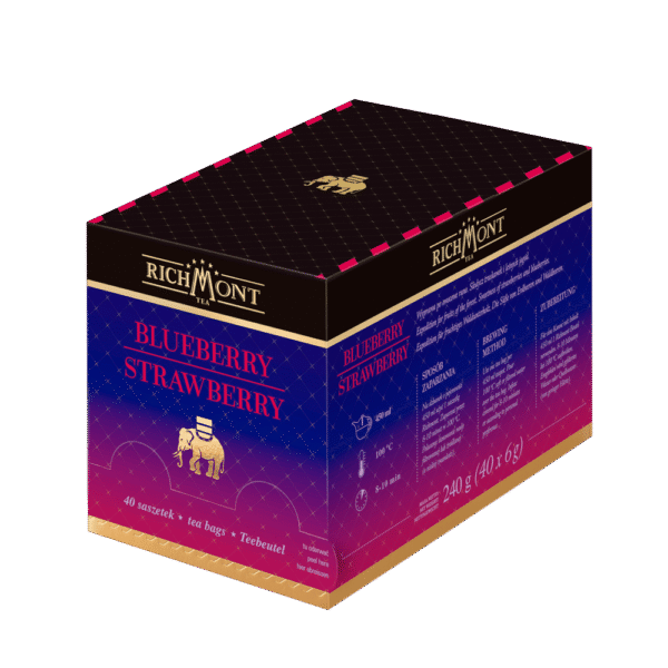 Herbata RICHMONT Blueberry Strawberry 40 saszetek