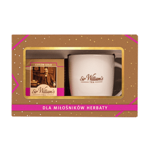 Zestaw Sir William's Tea - 15 herbat Ceylon Gold + Kubek Porcelanowy