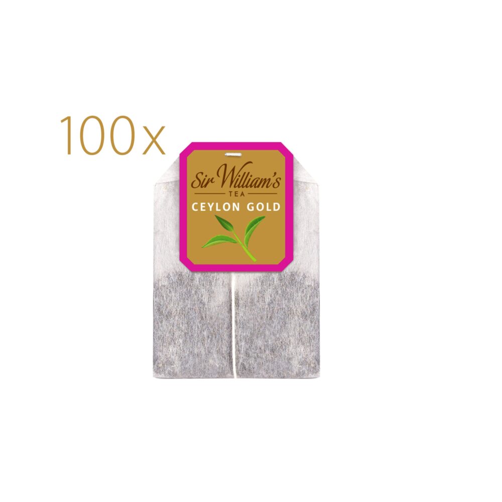 Herbata Sir William's Tea Ceylon Gold 100 saszetek - obrazek 3
