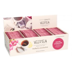 Veertea Cranberry & Raspberry, herbata owocowo-ziołowa w kopertach 100 szt.