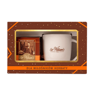 Zestaw Sir William's Tea - 15 herbat English Breakfast + Kubek Porcelanowy