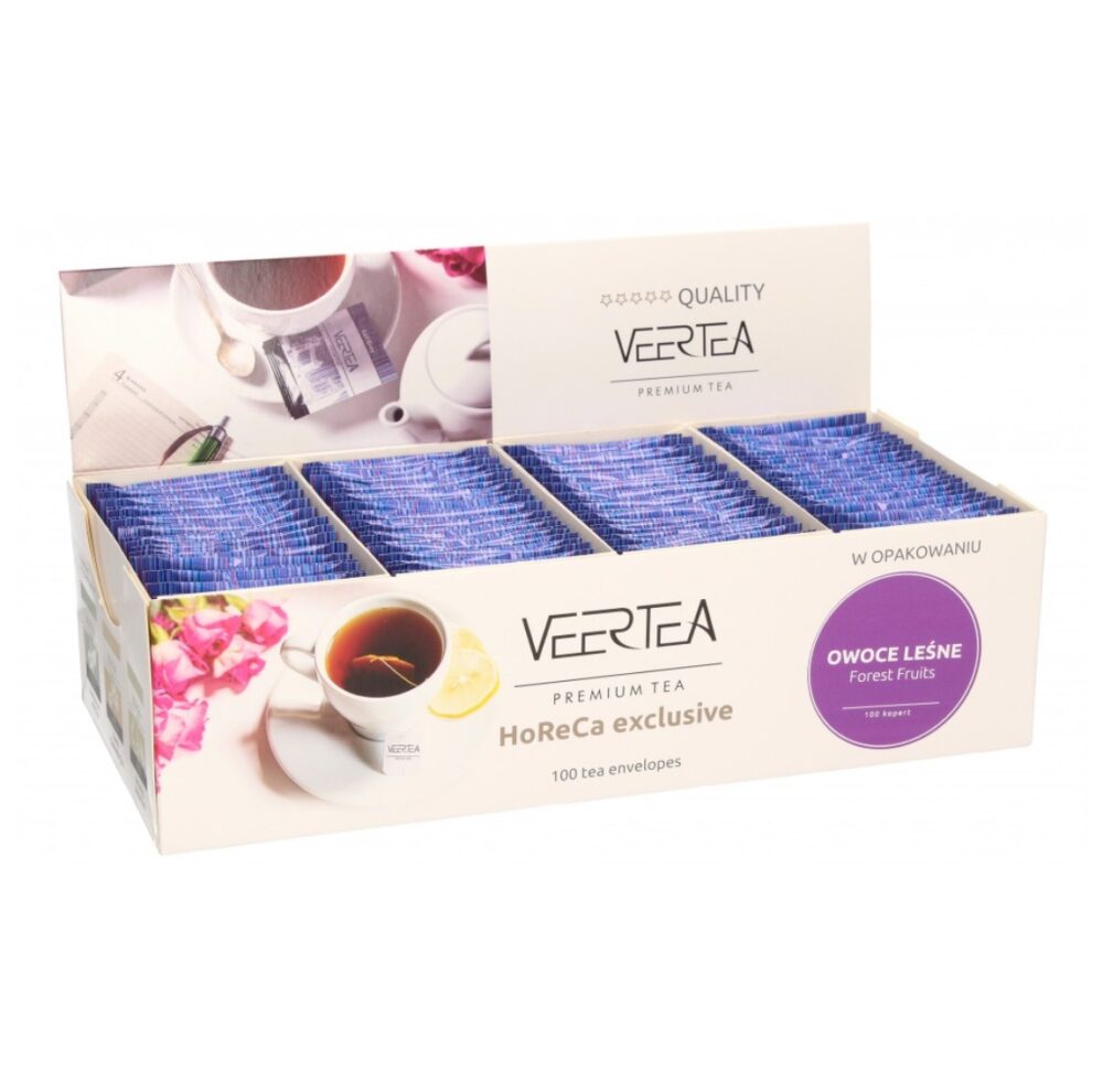 Veertea Amazing Forest Fruits, herbata owocowa, Owoce leśne w kopertach 100 szt.