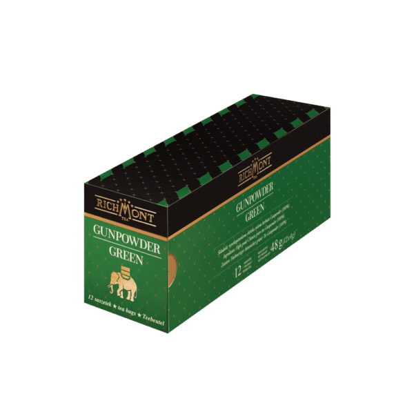 Herbata RICHMONT Gunpowder Green 12 saszetek