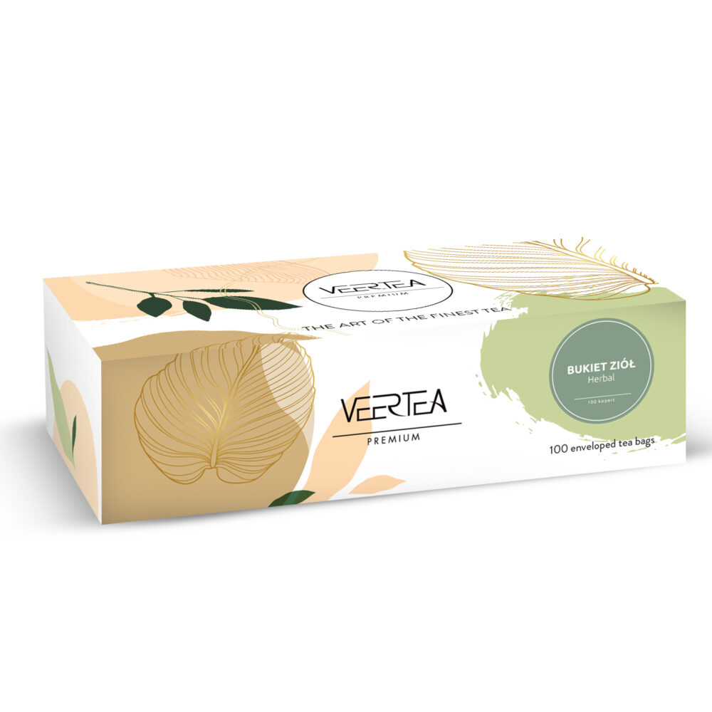 Veertea VEERTEA Relaxing Herbal, herbata ziołowa w kopertach 100 szt. - obrazek 2