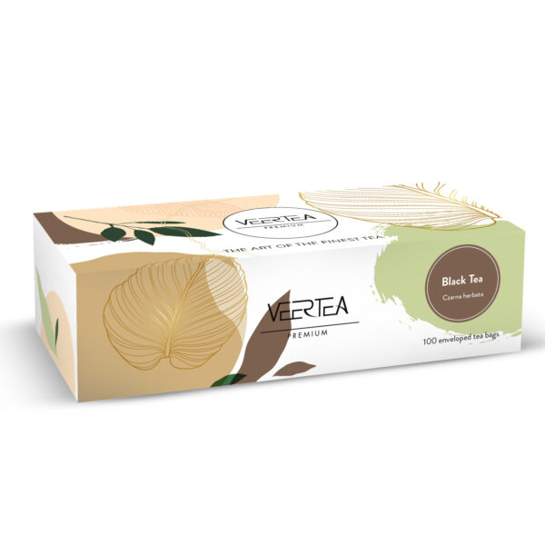 Veertea Luxurious Breakfast Black Tea, herbata czarna w kopertach 100 szt.