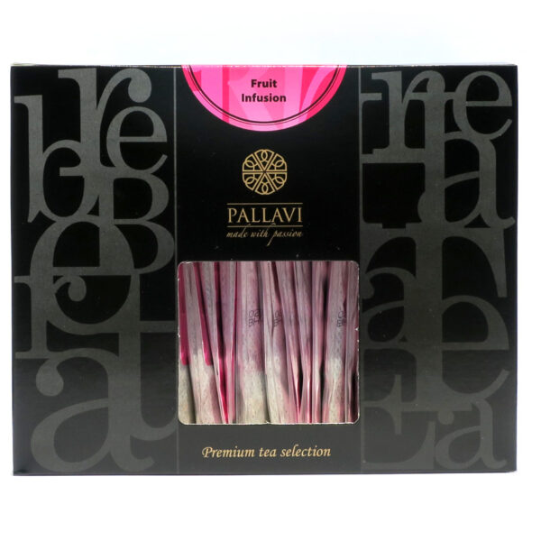 Herbata PALLAVI Fruit Infusion, owocowa - 25 długich saszetek po 6g
