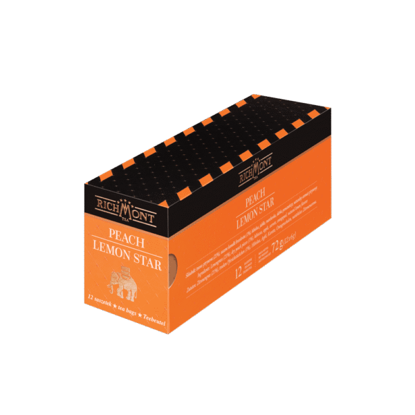 Herbata RICHMONT Peach Lemon Star 12 saszetek