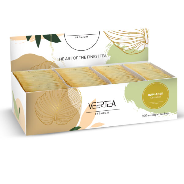 Veertea Sunny Camomile, Rumianek, herbata ziołowa w kopertach 100 szt.