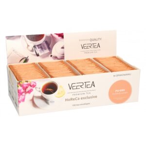Veertea Be Fit Pu-Erh & Lemon, herbata czerwona w kopertach 100 szt.