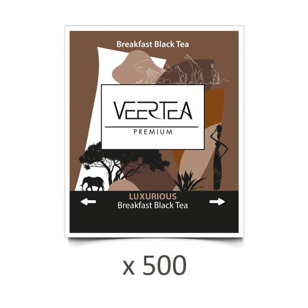 Herbata VEERTEA Luxurious Breakfast Black Tea w kopertach - 500 saszetek