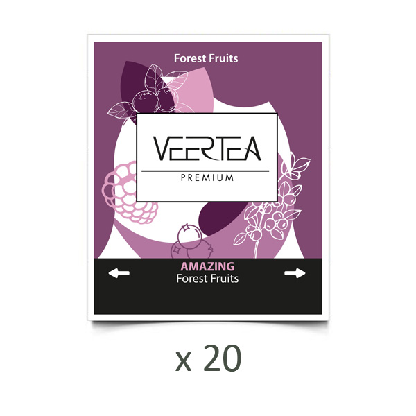 Herbata VEERTEA Amazing Forest Fruits owoce leśne w kopertach 20 saszetek