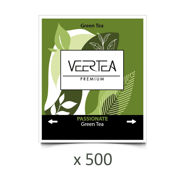 Herbata VEERTEA Passionate Green Tea zielona w kopertach - 500 saszetek