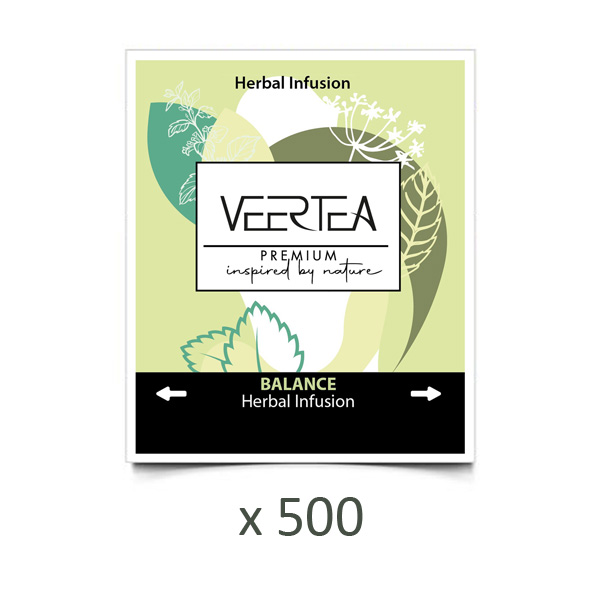 Herbata VEERTEA Relaxing Herbal - ziołowa w kopertach - 500 saszetek