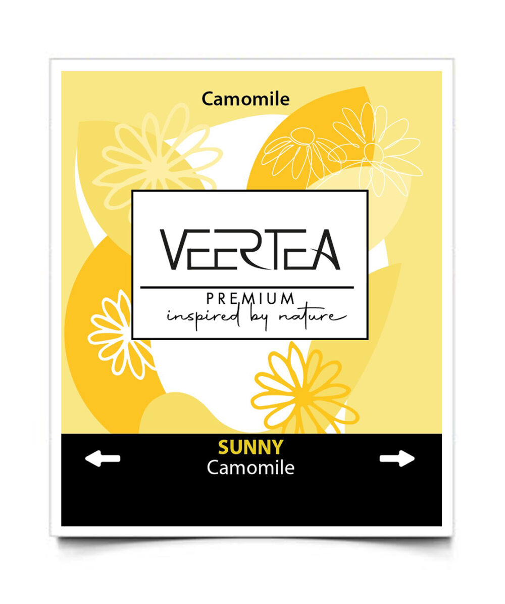 Veertea Sunny Camomile, Rumianek, herbata ziołowa w kopertach 100 szt. - obrazek 3