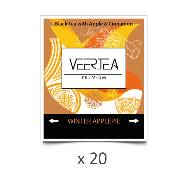 Herbata VEERTEA Winter applepie z jabłkiem i cynamonem 20 kopert
