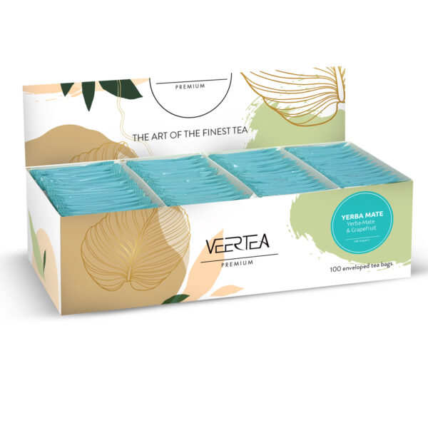 Veertea Be Active YERBA MATE & GRAPEFRUIT, herbata w kopertach 100 szt.