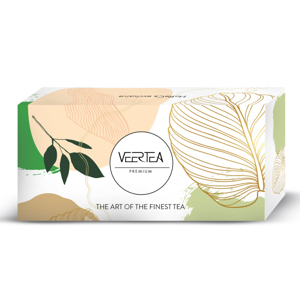 Veertea Passionate Green Tea, herbata zielona w kopertach 100 szt. - obrazek 2