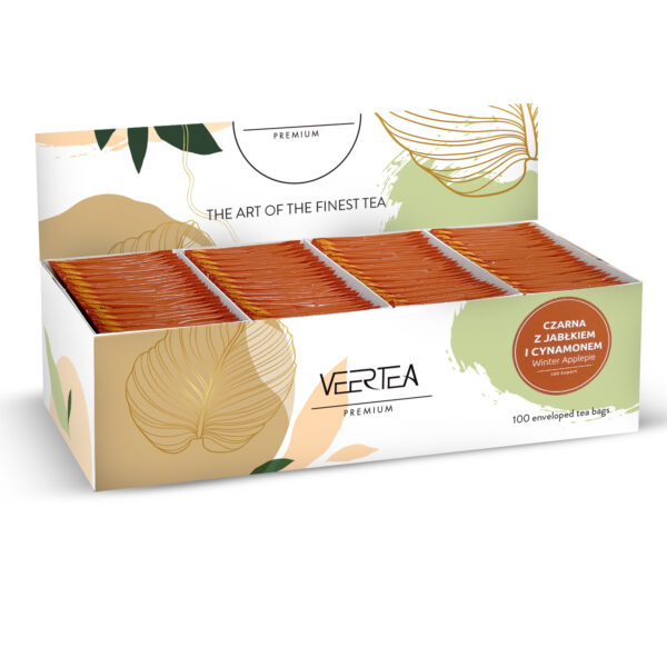 Veertea Winter Applepie Tea, herbata czarna w kopertach 100 szt.