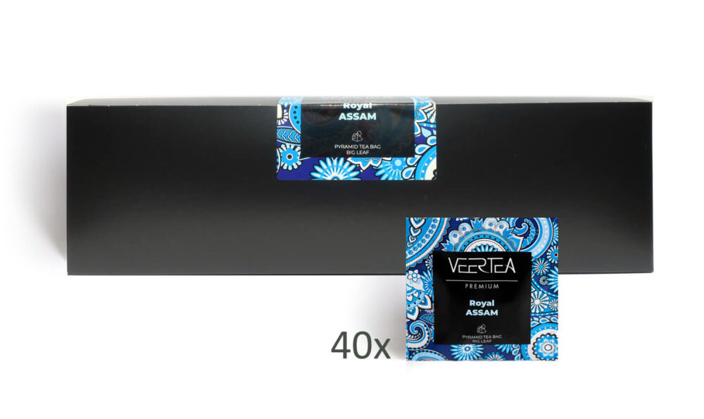 Herbata VEERTEA Premium Piramidki Royal Assam - 40 saszetek po 3g