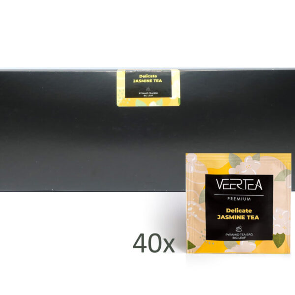 Herbata VEERTEA Premium Piramidki Delicate Jasmine - 40 saszetek po 2,5g