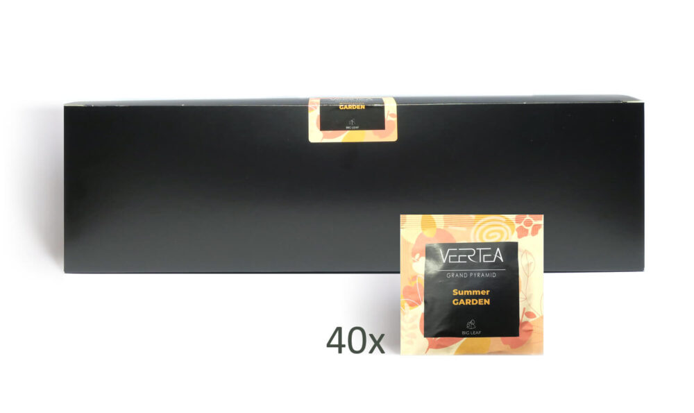 Herbata VEERTEA Premium Piramidki Summer Garden – 40 saszetek po 4g
