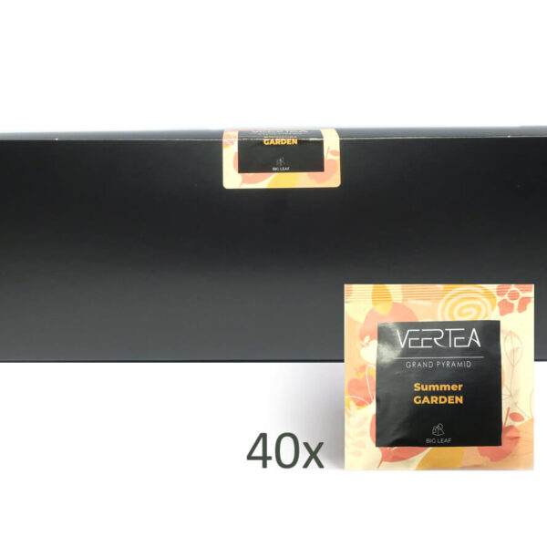 Herbata VEERTEA Premium Piramidki Summer Garden – 40 saszetek po 4g