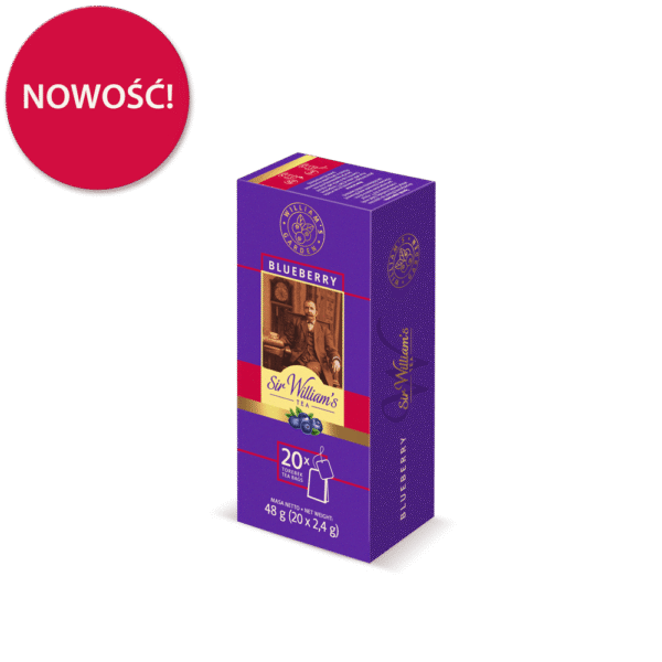Herbata Sir William’s Tea Blueberry 20 saszetek