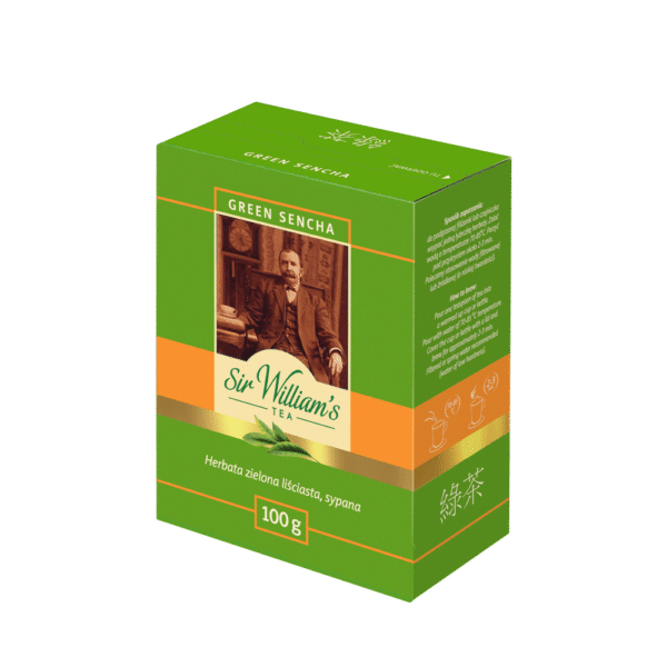 Liściasta Herbata Sir William’s Tea Green Sencha 100g